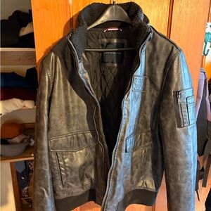 Tommy Hilfiger Men's Dark Gray Bomber Jacket